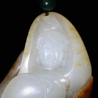 和田玉(白玉)独籽挂件